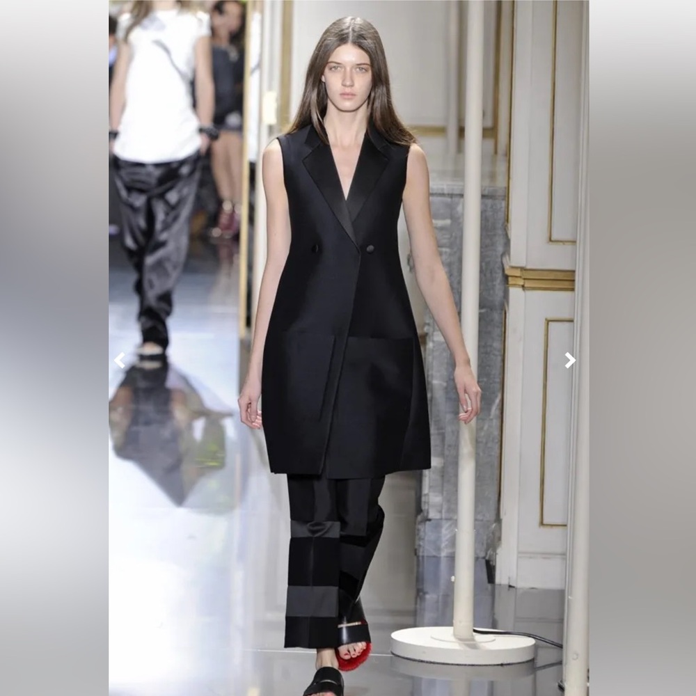 SOLD Rare Celine Spring 2013 Tuxedo Vest Size 38